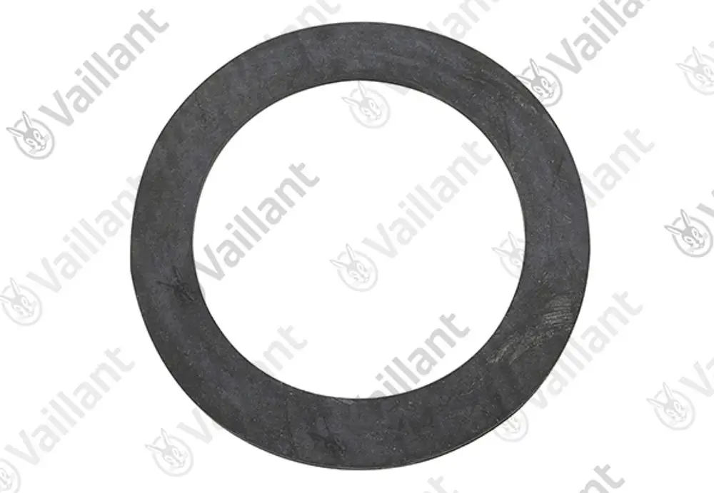 Vaillant Gummidichtung in Ringform, schwarz, mit durchgehendem inneren und äußeren Rand, geeignet für verschiedene Anwendungen.